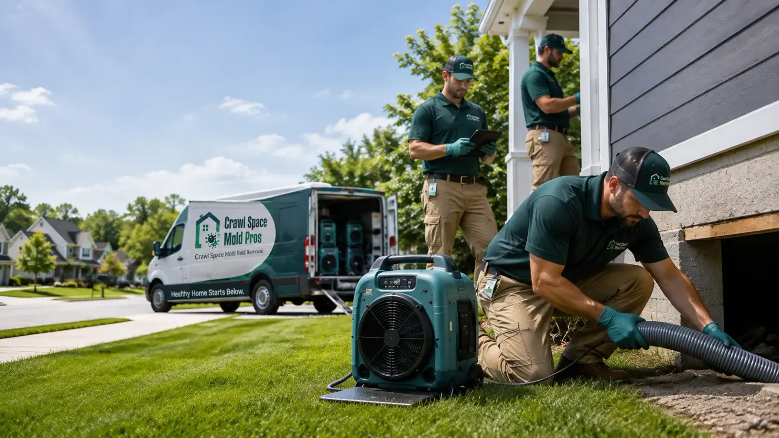 Crawl Space Mold Removal in Barneveld, WI